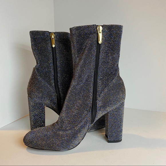 Sam Edelman Calexa Glitter Sock Bootie Size 6.5 - Picture 10 of 10